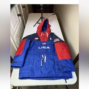 Polo Ralph Lauren Team USA Olympic Anorak Jacket 2022 Opening Ceremony SZ S NEW